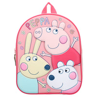 Pink Rugzak 3D Peppa Pig Simpl