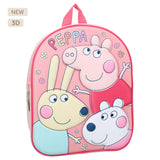 Pink Rugzak 3D Peppa Pig Simpl