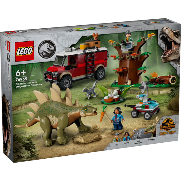 LEGO 76965 Jurassic World Dinosaurusmissies: Stegosaurus ontdekking