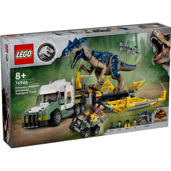 LEGO 76966 Jurassic World Dinosaurusmissies:Allosaurus transporttruck