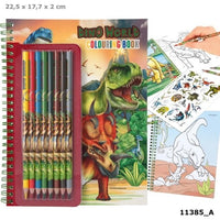 Dino World kleurboek met kleur