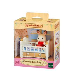 Sylvanian families set baby chocoladekonijn (5017)