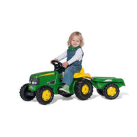 Buitenspelen Rolly Kid John Deere met kar 2,5+