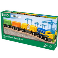 BRIO 3 wagon cargo trein