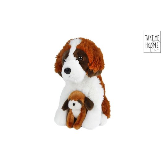 Take Me Home hond met pup pluche