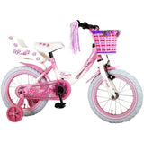 Fiets 14~ Rose incl.poppenzit