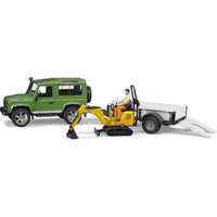 Bruder Landrover + minigraver