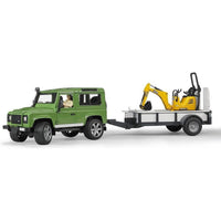 Bruder Landrover + minigraver