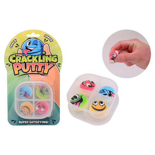 Crackling putty in bewaardoos