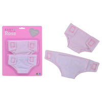 Poppenhoek Baby Rose 2 stoffen luiers