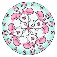 MINI MANDALA:FLAMINGO