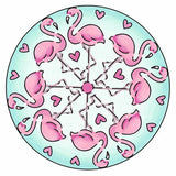 MINI MANDALA:FLAMINGO