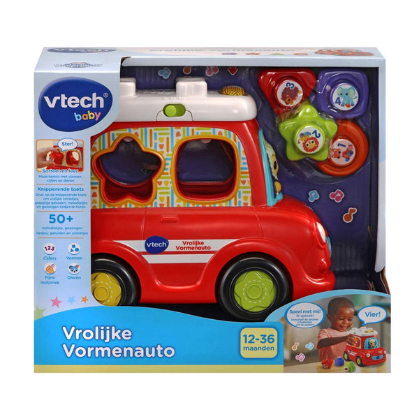 Vtech Baby Vrolijke Vormenauto