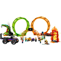 LEGO 60339 City Stuntz Dubbele Looping Stuntarena