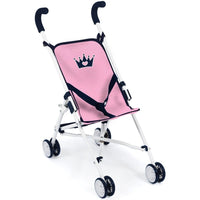 BUGGY kroon roze/blauw groot