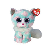 Ty Beanie Boo Pastel Cat Opal 15 cm