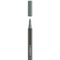 STABILO pen 68 metallic zilver