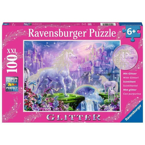 Puzzel (100XXL) Glitter eenhoorns