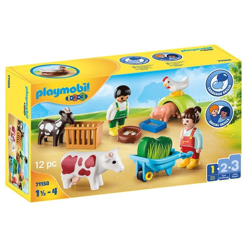 Playmobil 1.2.3 71158 Boerderij