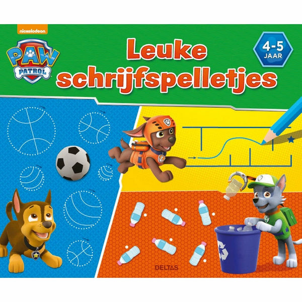 Paw Patrol leuke schrijfspelletjes (4-5 j.)