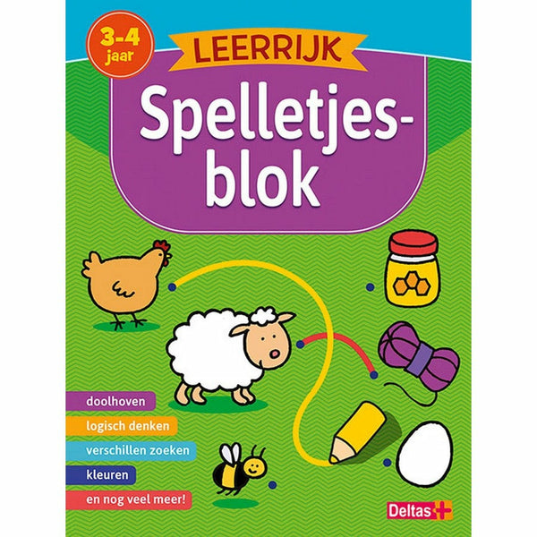 Leerrijk spelletjesblok 3-4 j.