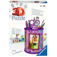 Puzzel Pennenbak paarden 3d: 54 stukjes (111756)